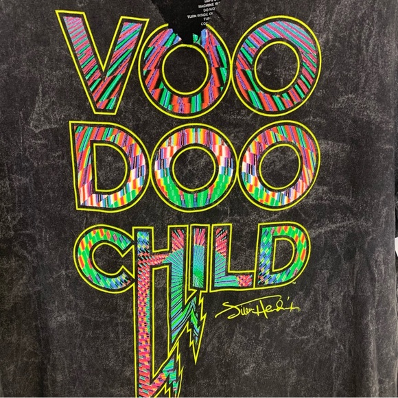 Jimi Hendrix Acid Washed Sleeveless Tee - Picture 2 of 8